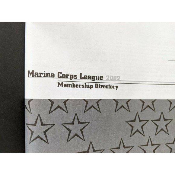 United States Marine Corps League Semper Fidelis Membership Directory 2002 Book - Picture 8 of 8